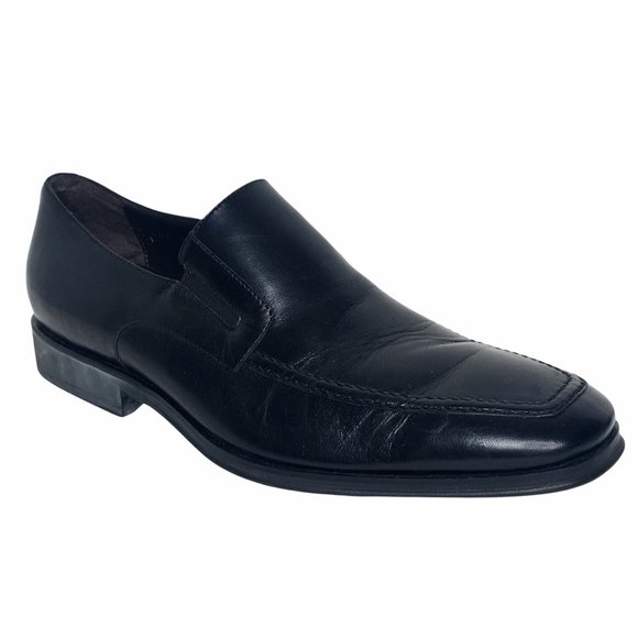 Bruno Magli Raging Italian Leather Loafer Slip On Shoes Elastic Size 8.5 main image 13